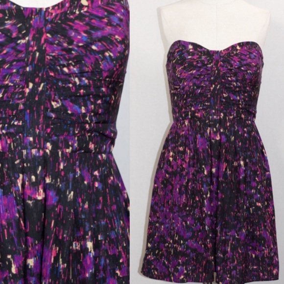 Purple Silk Halter Dress - Picture 2 of 14
